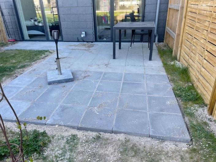 Ny terrasse i privat hjem