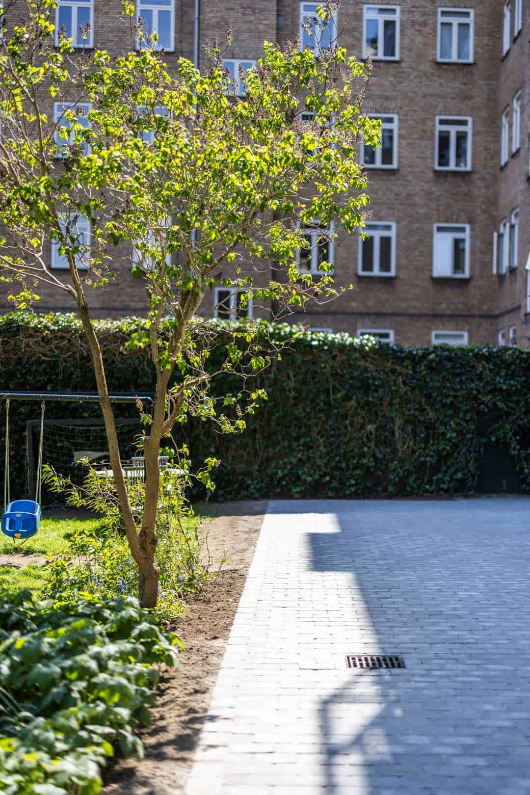 Flisebelægning af MÅ Anlæg